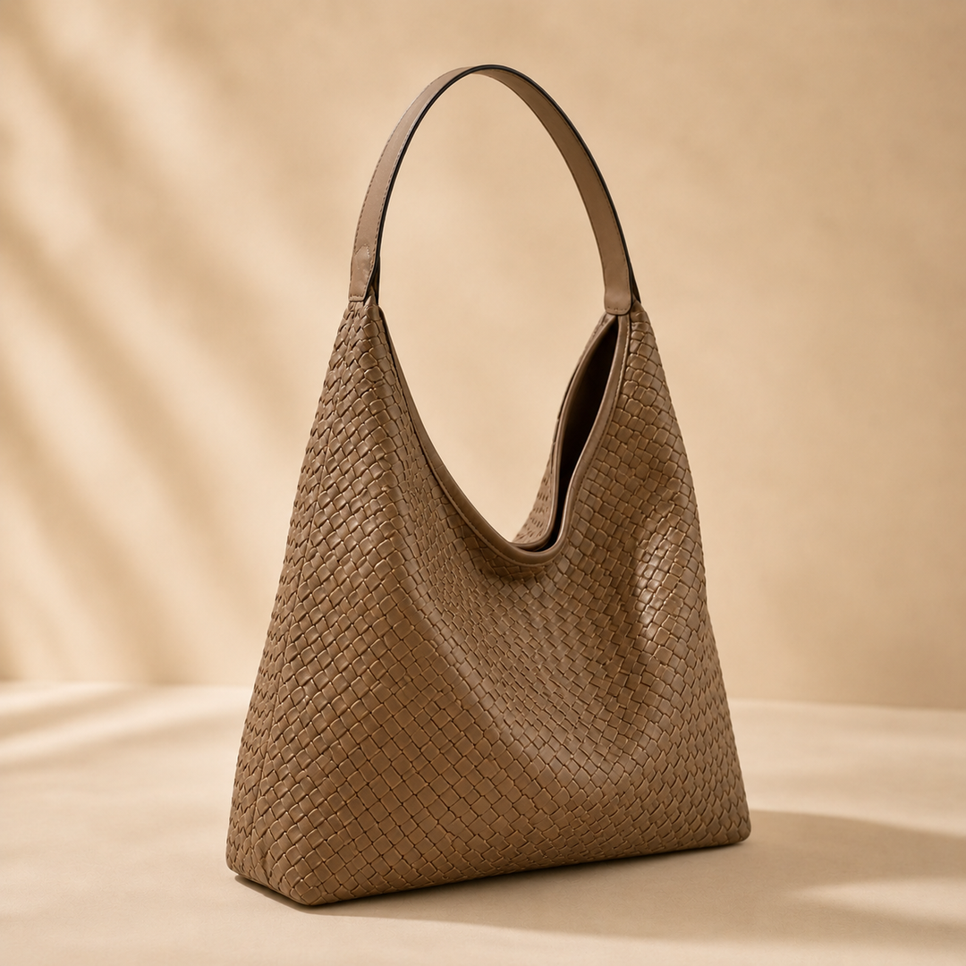 ARIANA WOVEN OVERSIZED HOBO BAG
