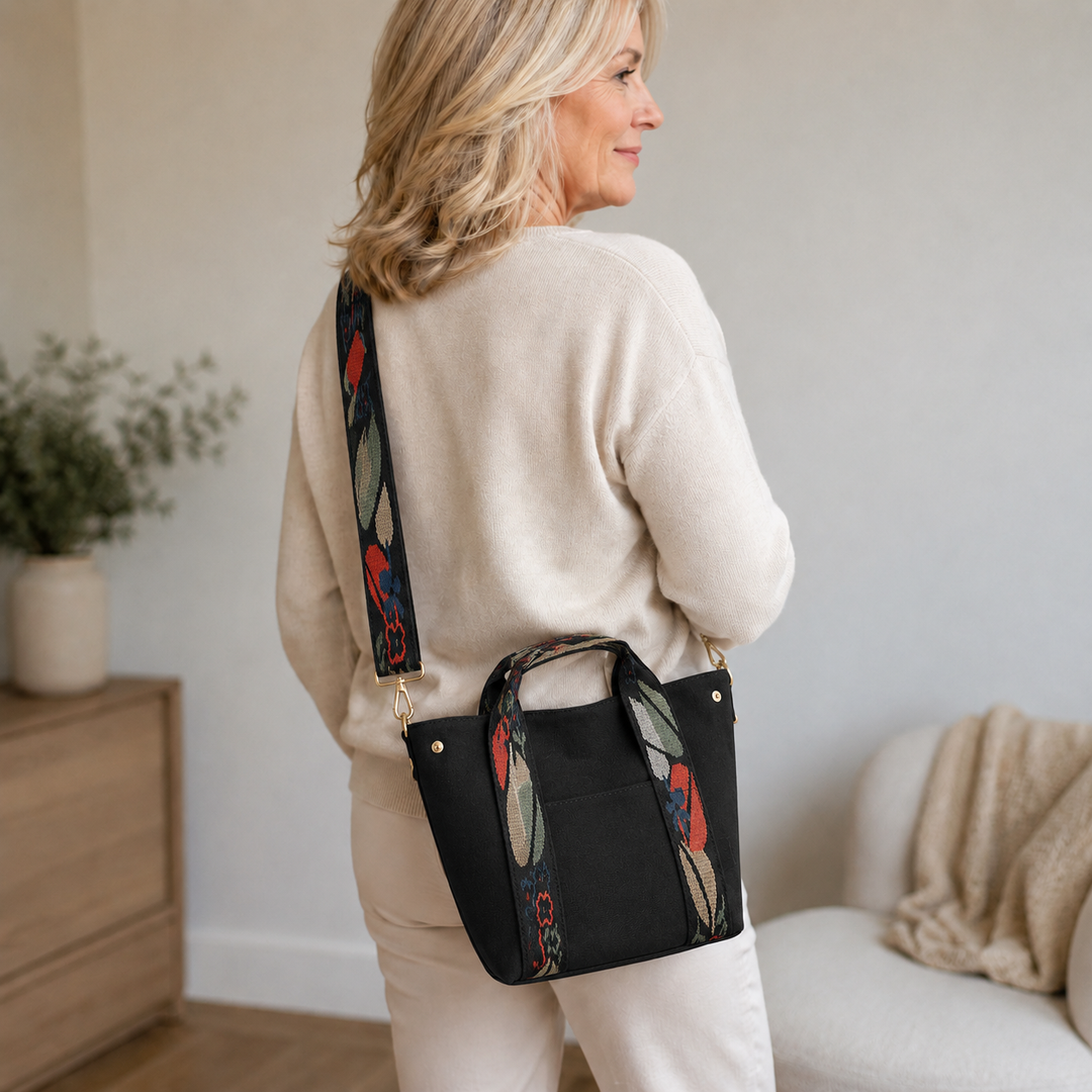 MILA CASUAL NYLON CROSSBODY BAG