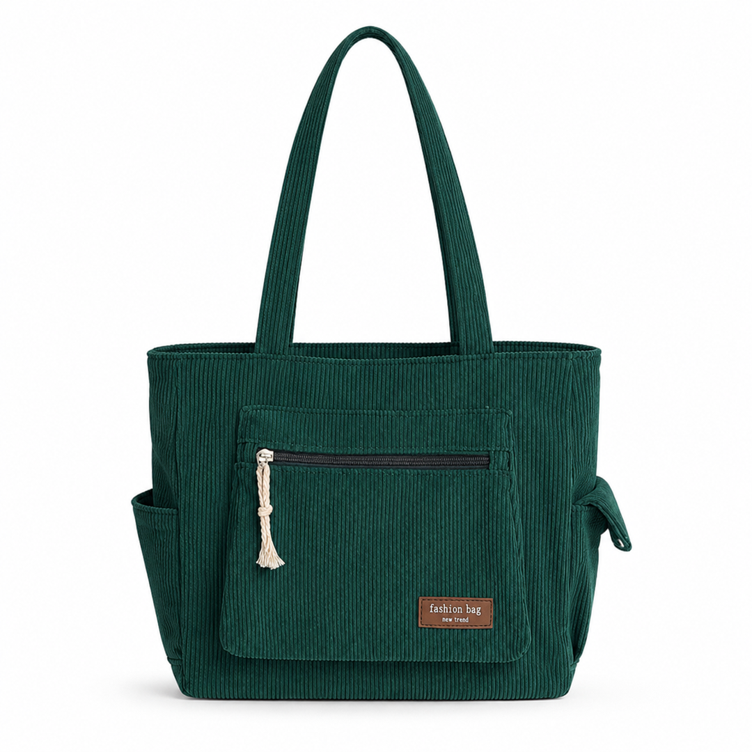 EVELYN CORDUROY SHOULDER BAG