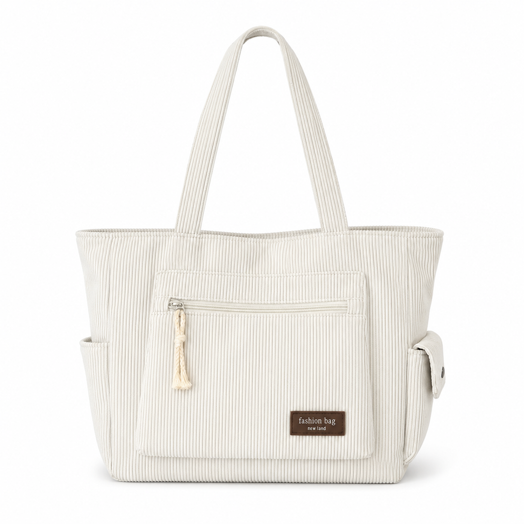 EVELYN CORDUROY SHOULDER BAG