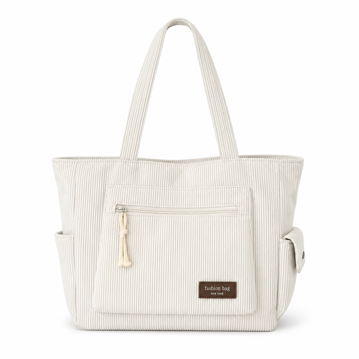 EVELYN CORDUROY SHOULDER BAG