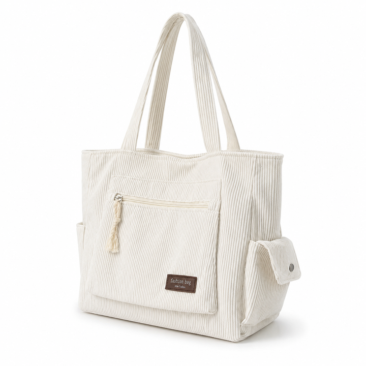 EVELYN CORDUROY SHOULDER BAG