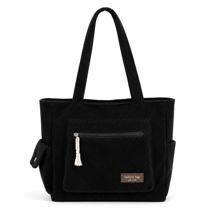 EVELYN CORDUROY SHOULDER BAG