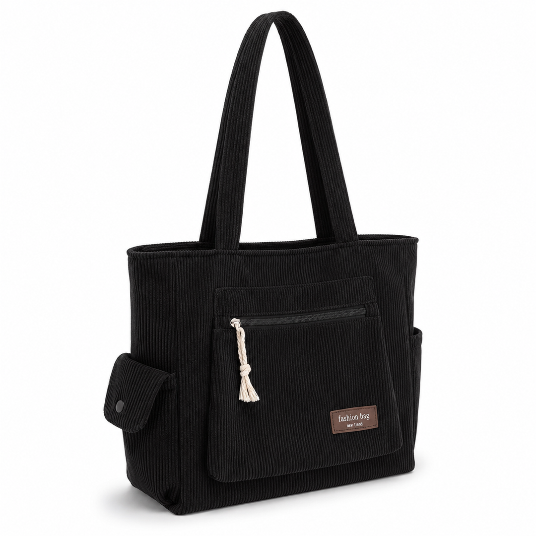 EVELYN CORDUROY SHOULDER BAG