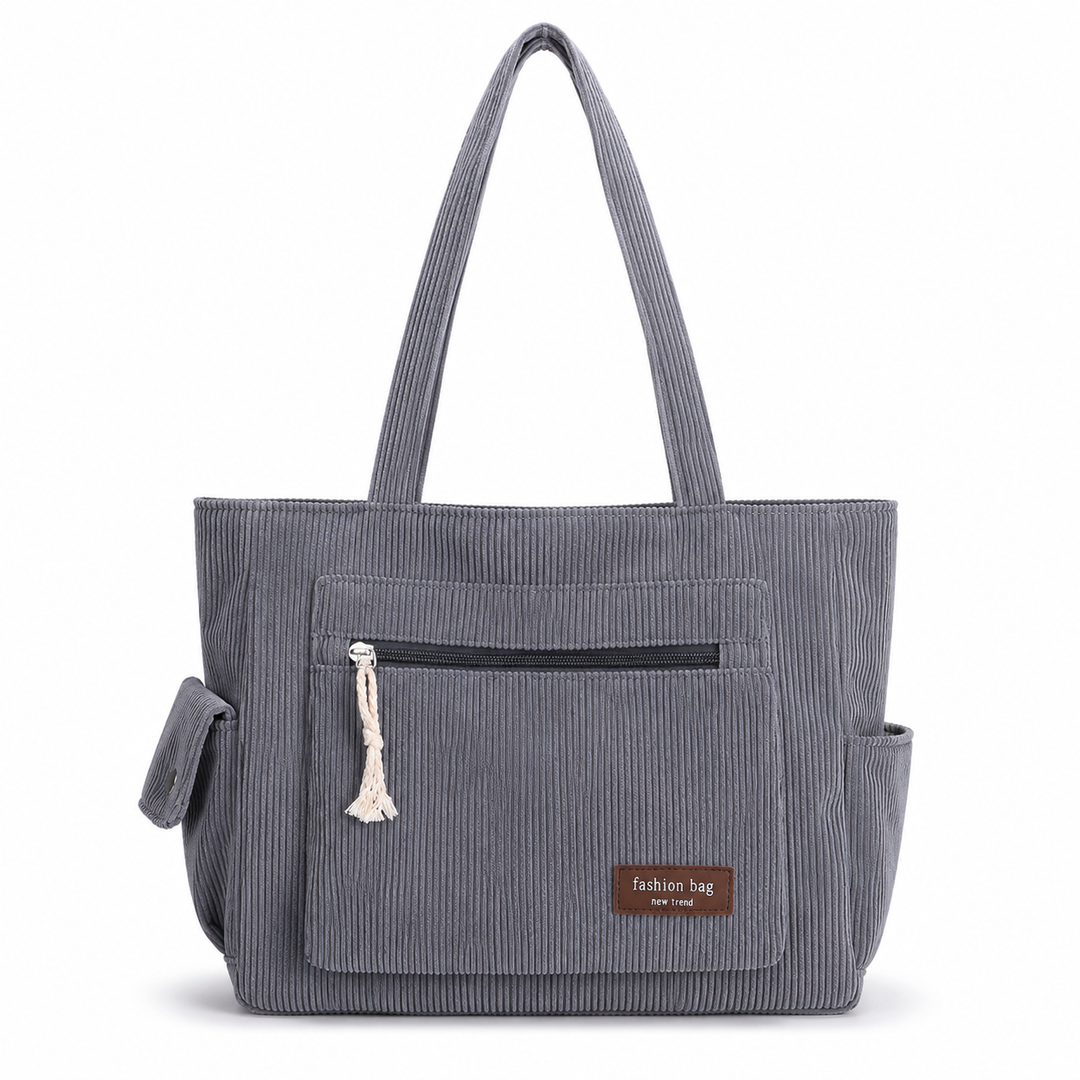 EVELYN CORDUROY SHOULDER BAG