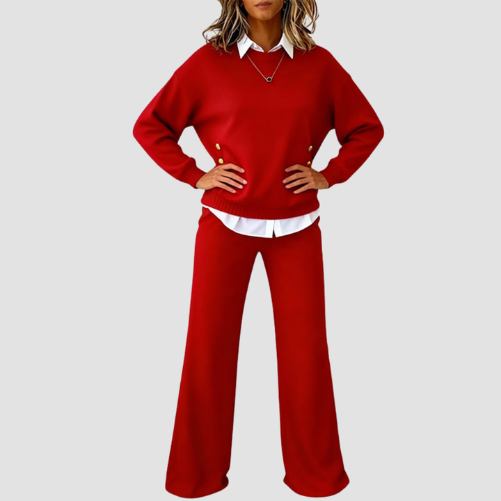 LIA FAUX LAYER TWO-PIECE SET