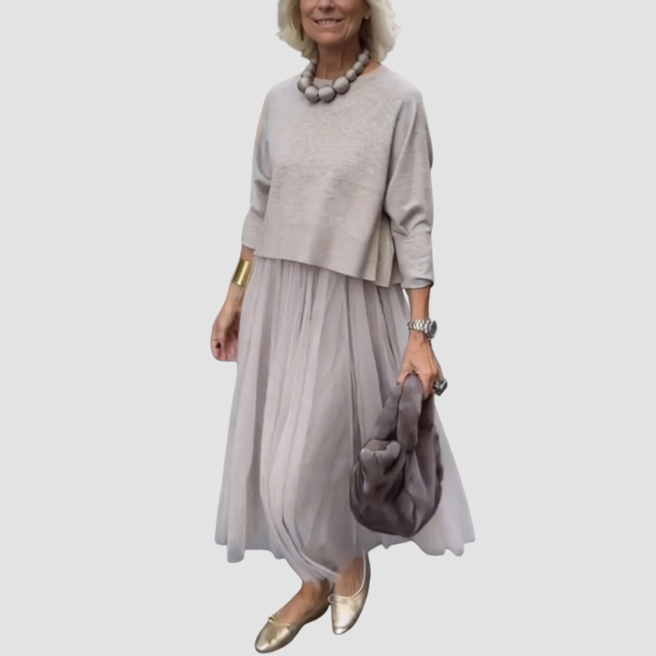 LINA MESH-ELEGANCE DRESS