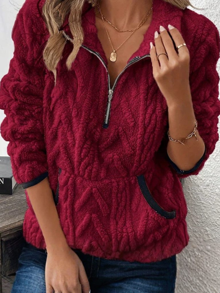 EIRA PLUSH HALF ZIP