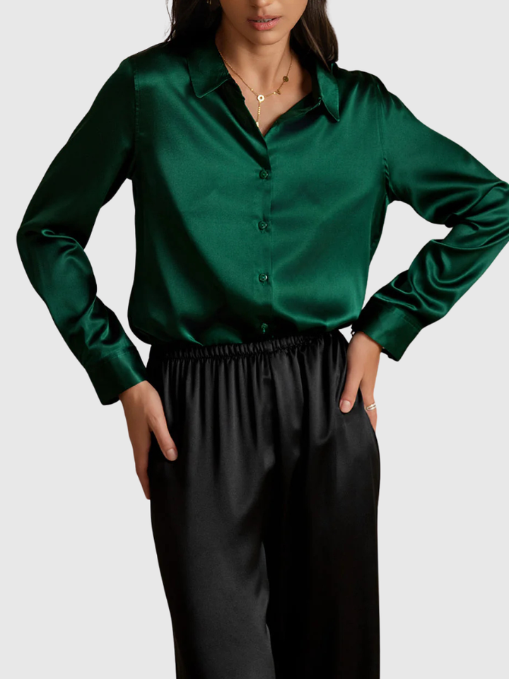 BEA LUXE SILK BLOUSE