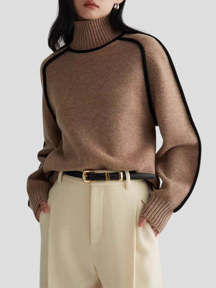 ELOISE CONTRAST SWEATER
