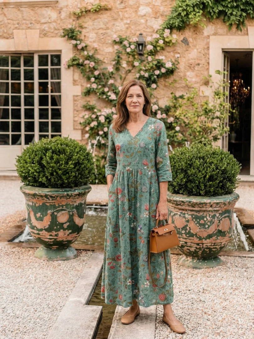 MERIANA PREMIUM FLORAL MAXI DRESS