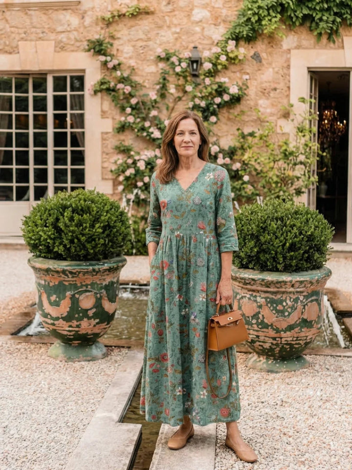 MERIANA PREMIUM FLORAL MAXI DRESS