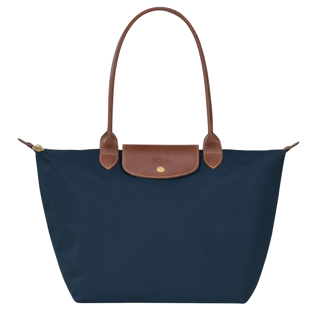 ISABELLA LARGE NAVY TOTE BAG