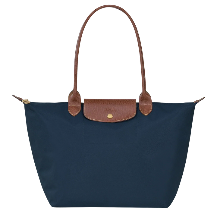 ISABELLA LARGE NAVY TOTE BAG