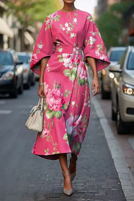 ROBIN ELEGANT FLORAL DRESS