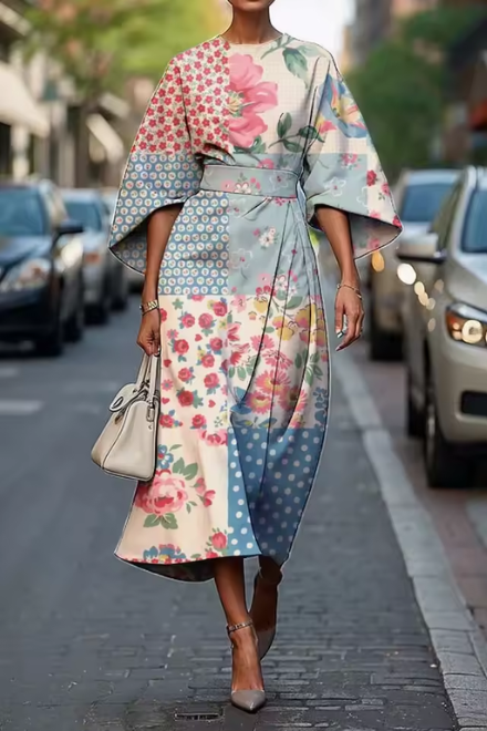 ROBIN ELEGANT FLORAL DRESS