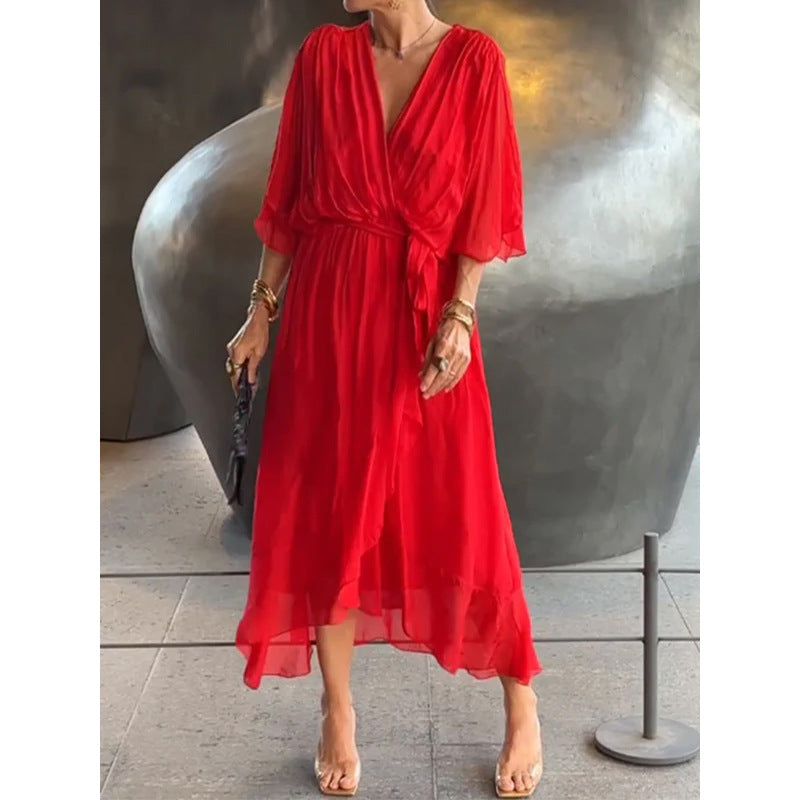 AVA ELEGANT MIDI DRESS