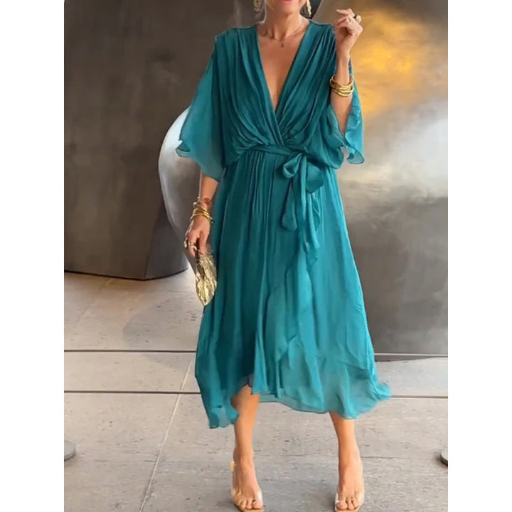 AVA ELEGANT MIDI DRESS