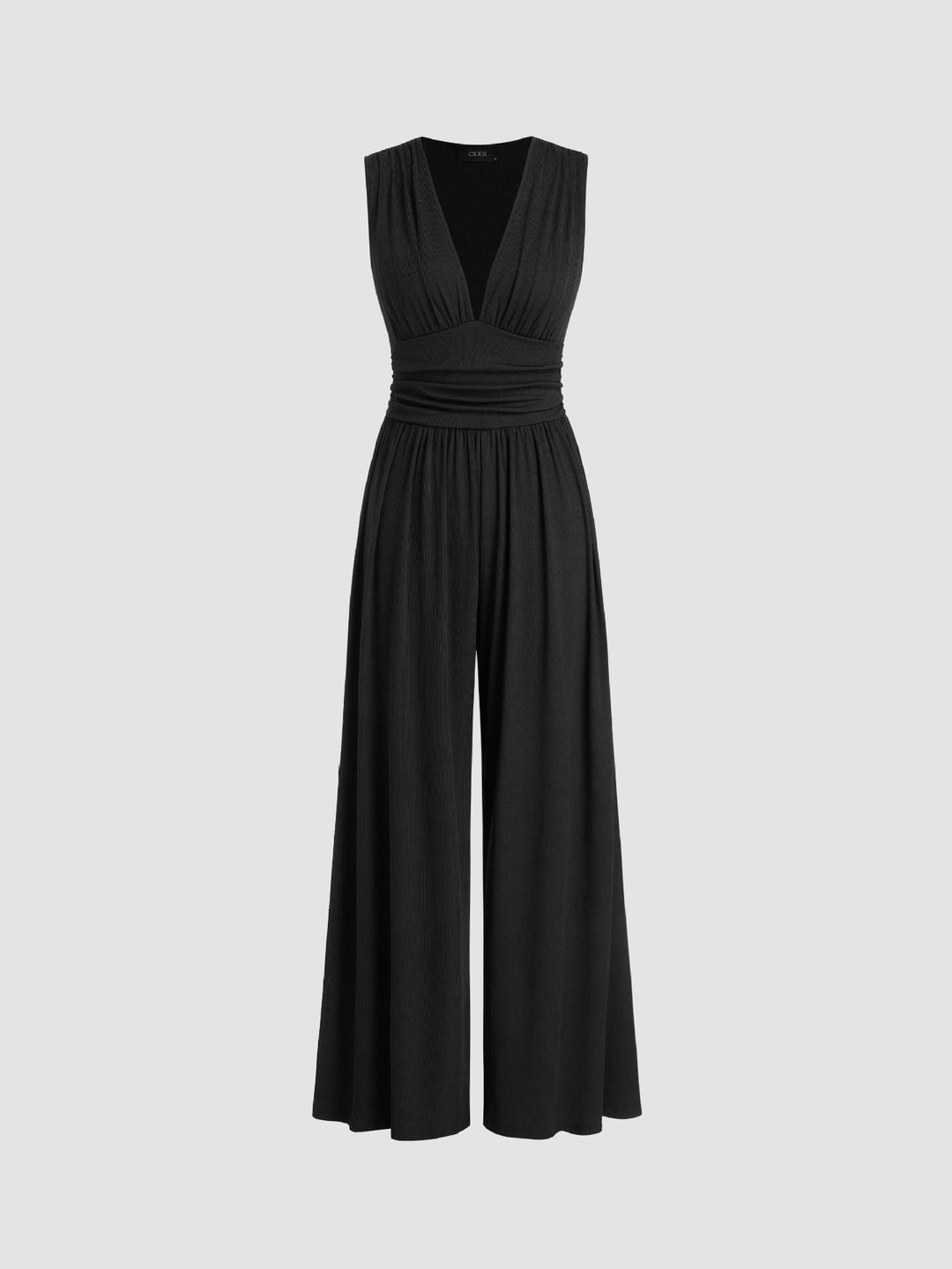 CHARITY CHIC SLEEVELESS WIDE-LEG JUMPSUIT