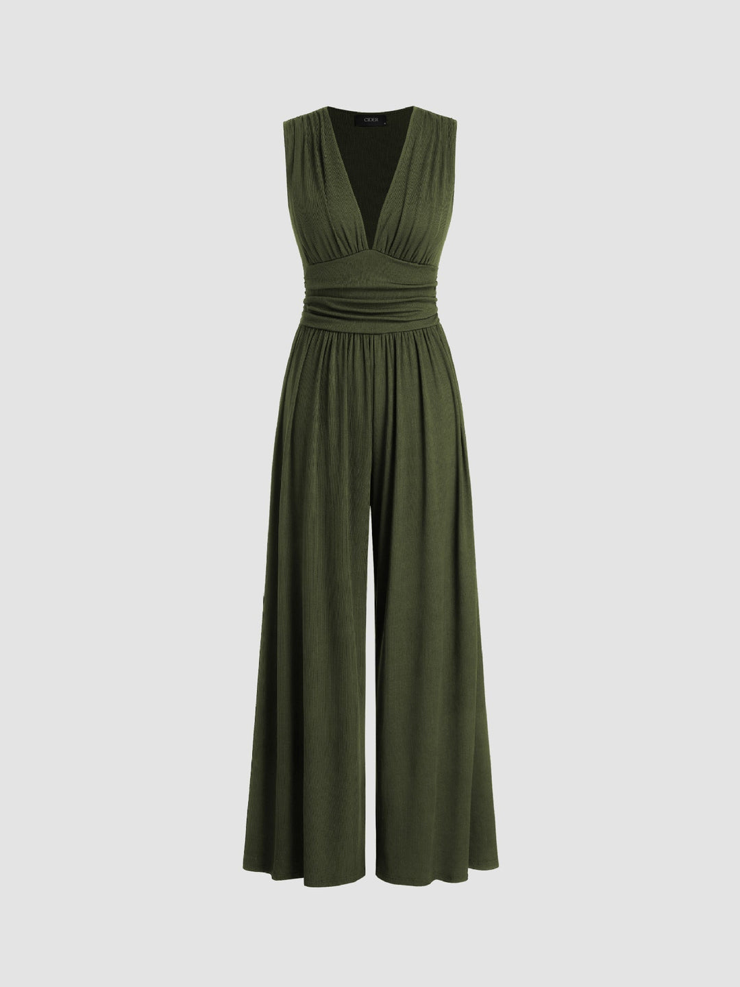 CHARITY CHIC SLEEVELESS WIDE-LEG JUMPSUIT
