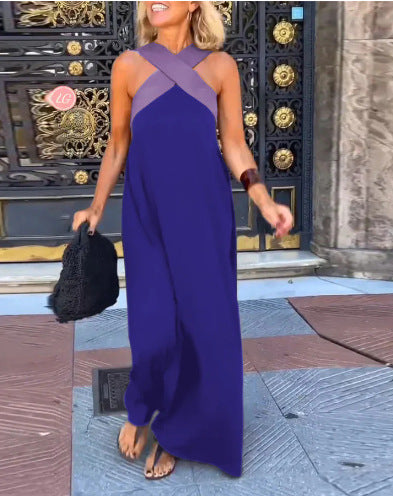 DELPHINE DRESS WITH CROSSED CUT
