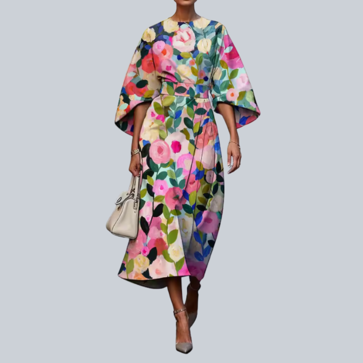 ROBIN ELEGANT FLORAL DRESS