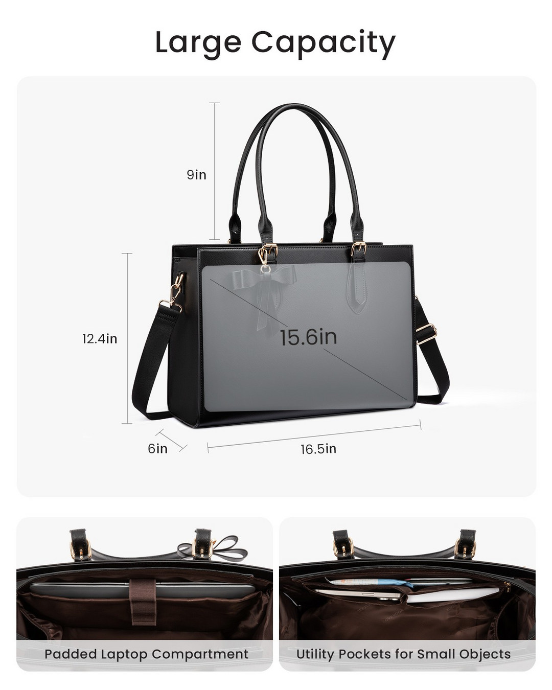 LUCY SIGNATURE TOTE BAG