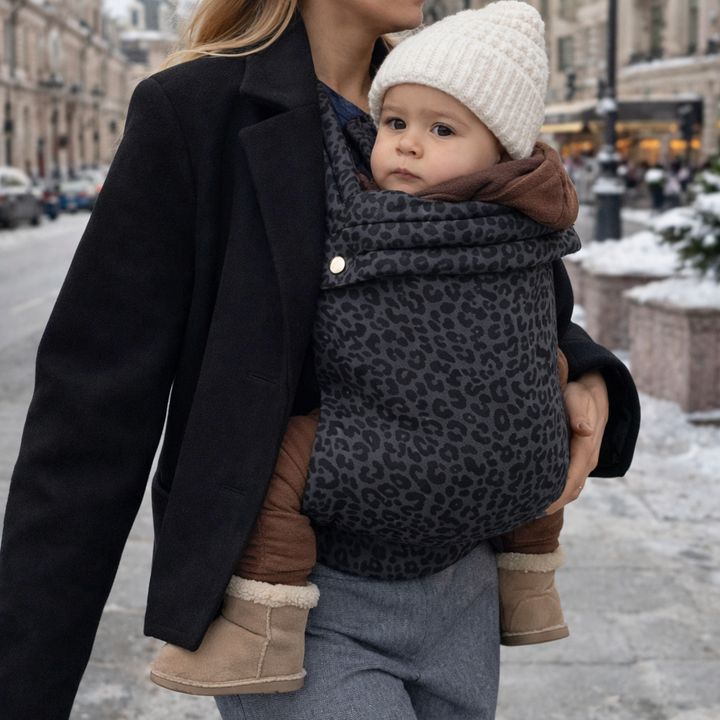 LEOPARD ERGONOMIC KANGAROO BABY CARRIER