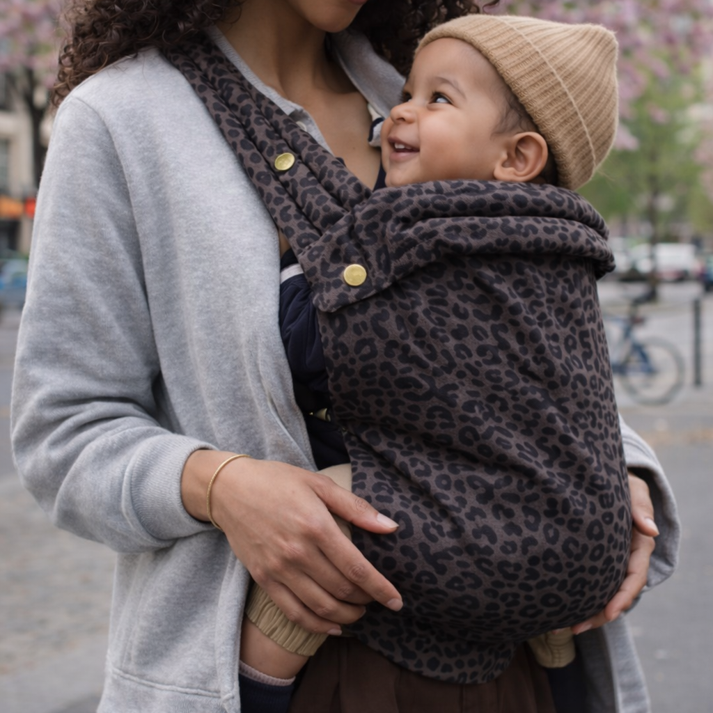 LEOPARD ERGONOMIC KANGAROO BABY CARRIER