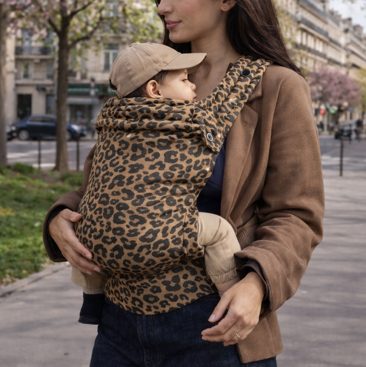 LEOPARD ERGONOMIC KANGAROO BABY CARRIER