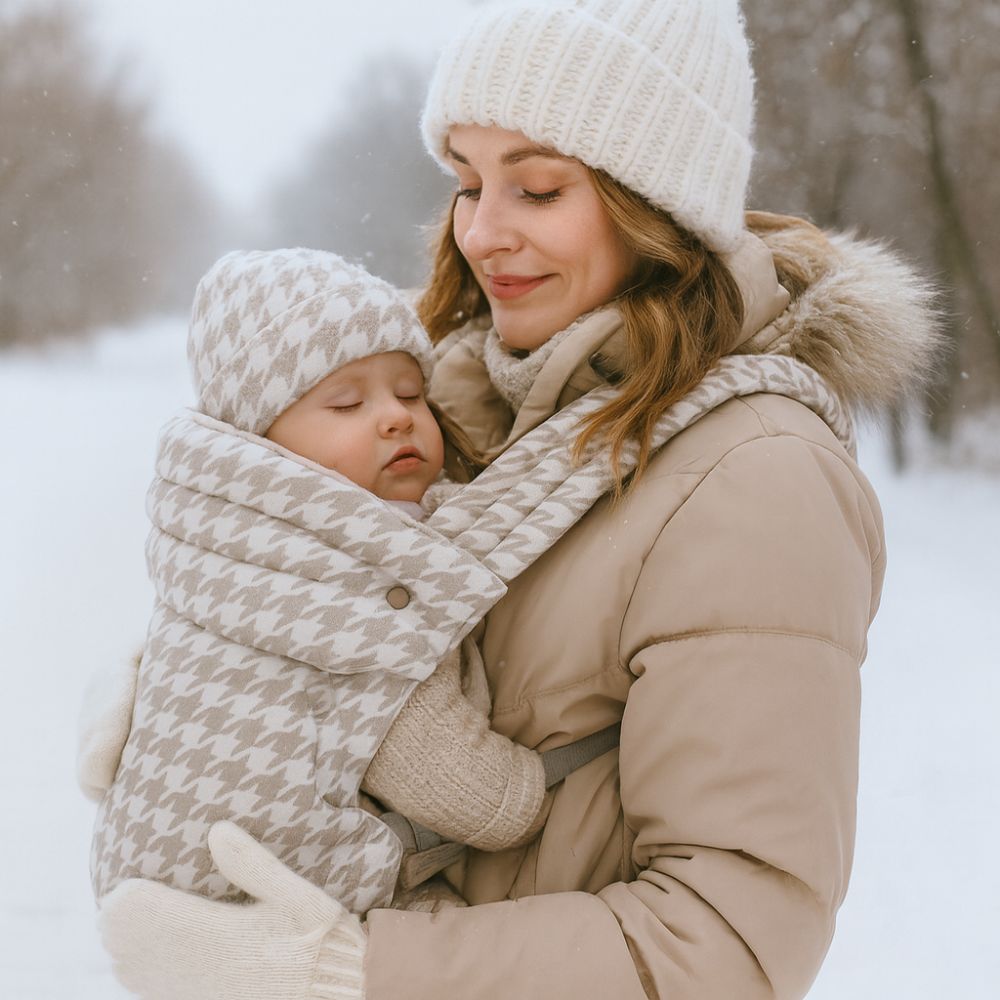 HOUNDSTOOTH ERGONOMIC BABY CARRIER
