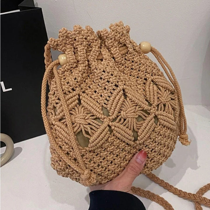 MARISSA – STRAW WOVEN CROSSBODY BAG