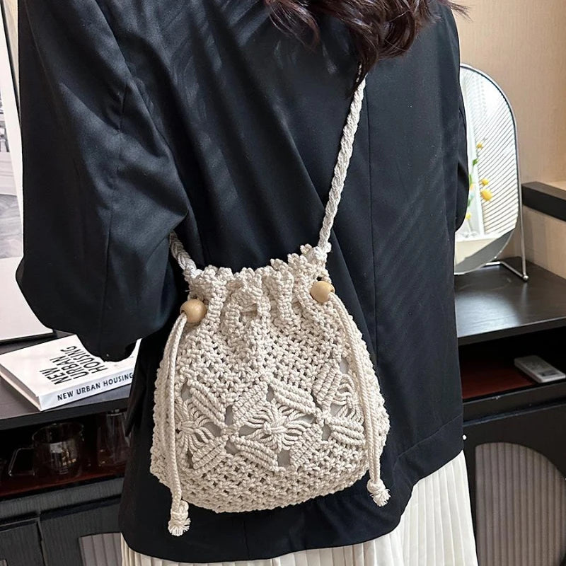 MARISSA – STRAW WOVEN CROSSBODY BAG