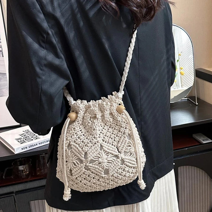 MARISSA – STRAW WOVEN CROSSBODY BAG