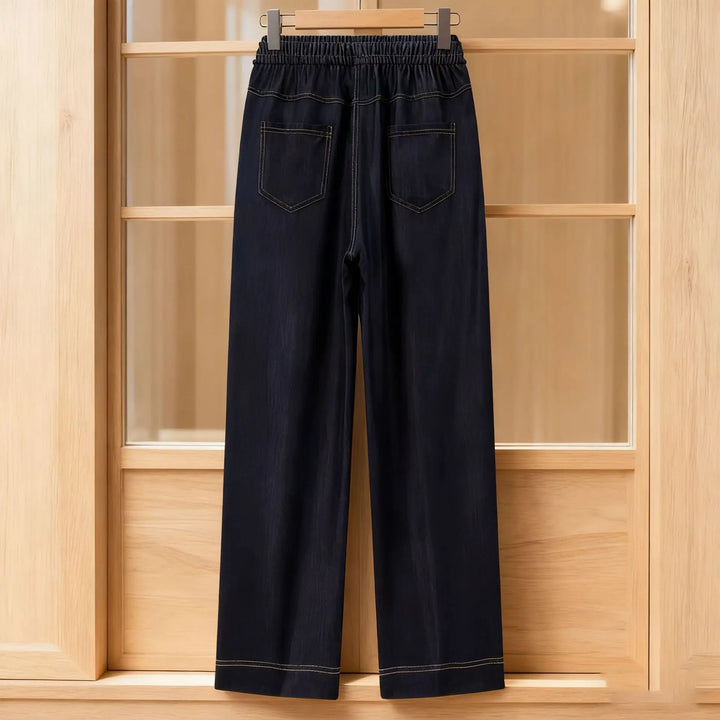 LEVINE RELAXED LIGHTWEIGHT DENIM PANTS