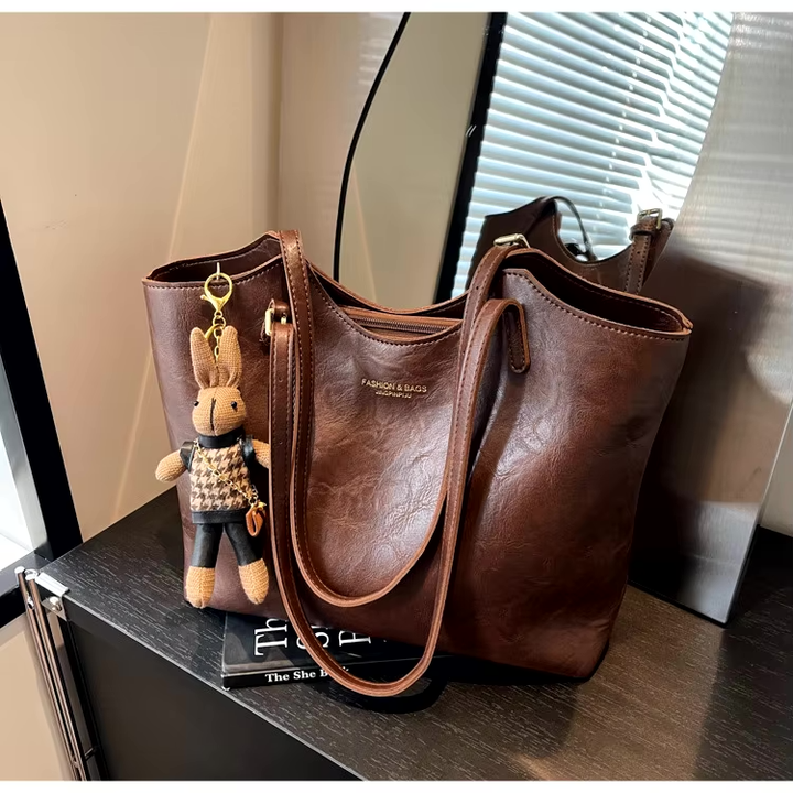 KATHERYN RUSTIC EDGE TOTE BAG