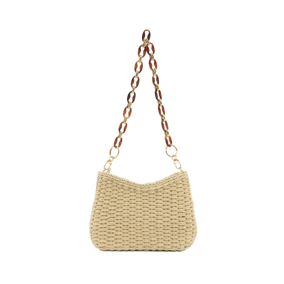 CAMILLA RETRO STRAW SUMMER BAG