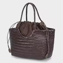 NATALY STRAW WOVEN TOTE BAG
