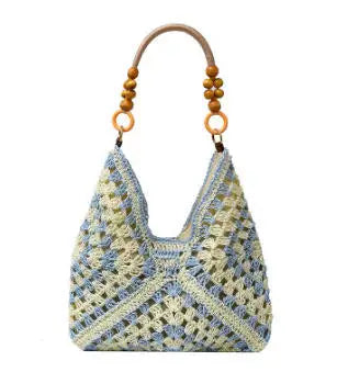 LILLIAN VERSATILE WOVEN TOTE BAG