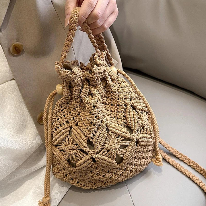 MARISSA – STRAW WOVEN CROSSBODY BAG