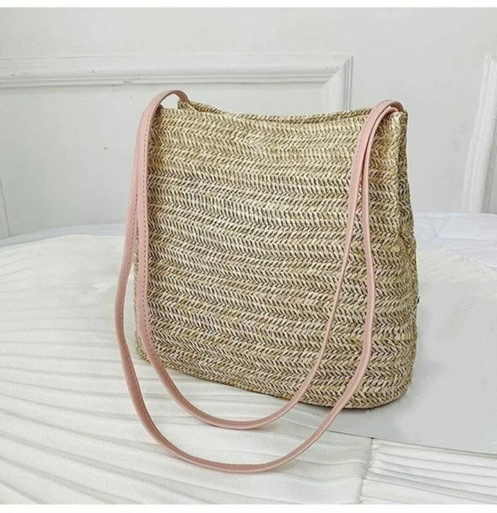 MARIELLE LARGE BOHEMIAN STRAW BAG