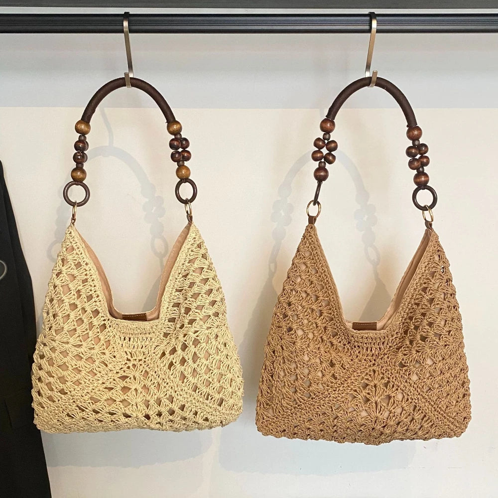 LILLIAN VERSATILE WOVEN TOTE BAG