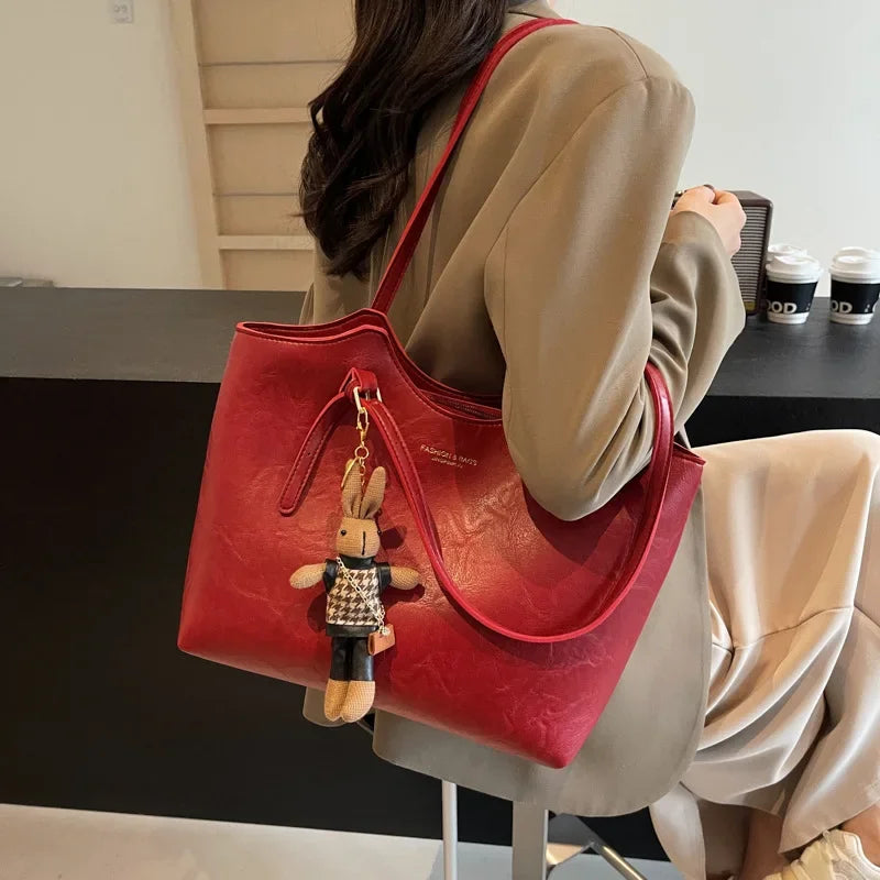 KATHERYN RUSTIC EDGE TOTE BAG
