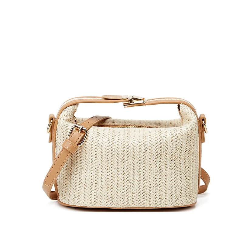 EMILY SUMMER STRAW SHOULDER BAG