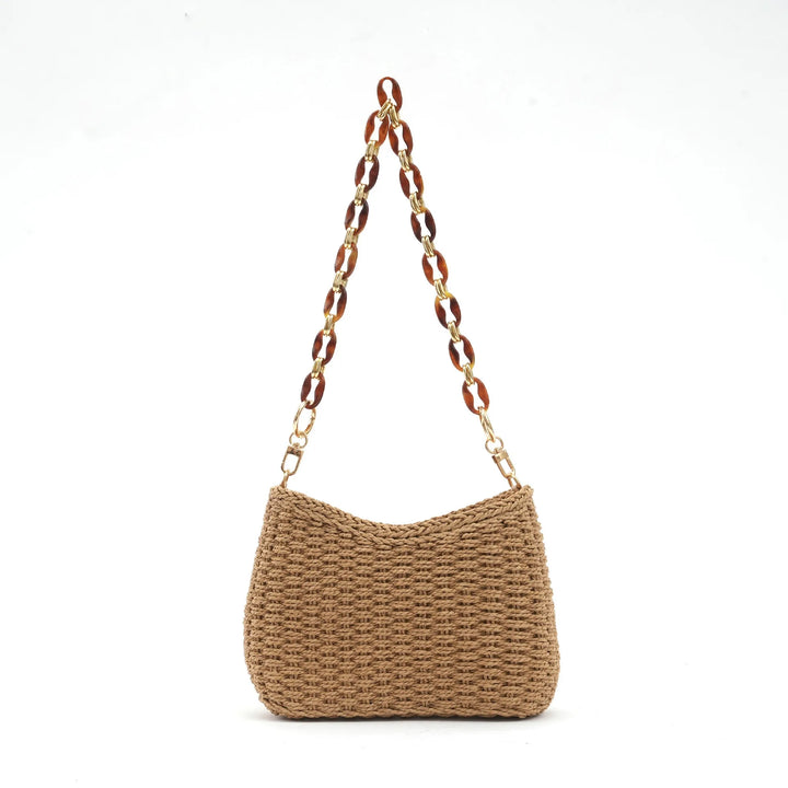 CAMILLA RETRO STRAW SUMMER BAG