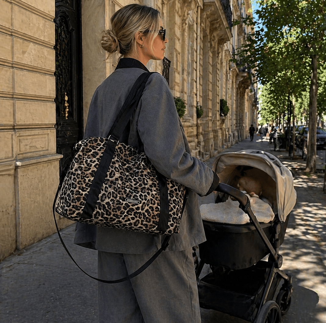LEOPARD BABY DIAPER BAG