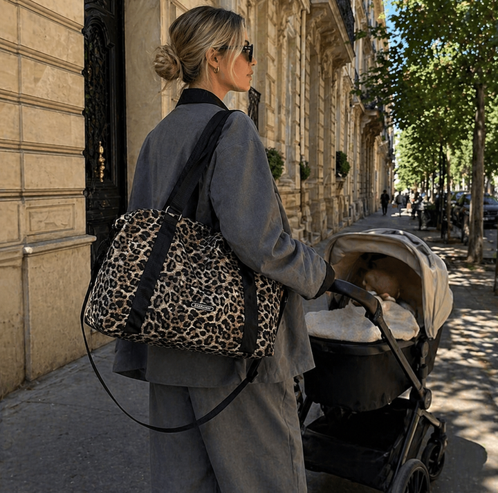 LEOPARD BABY DIAPER BAG