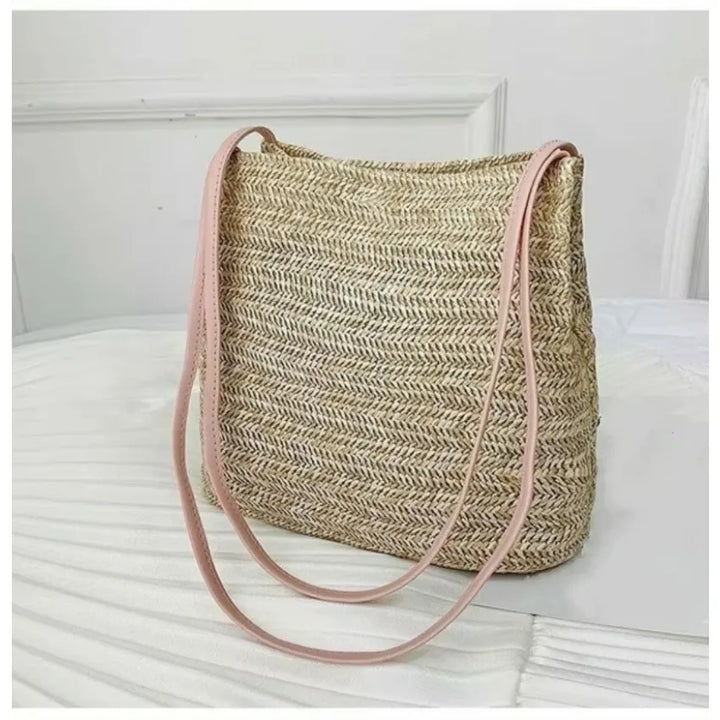 MARIELLE LARGE BOHEMIAN STRAW BAG