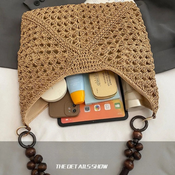 LILLIAN VERSATILE WOVEN TOTE BAG