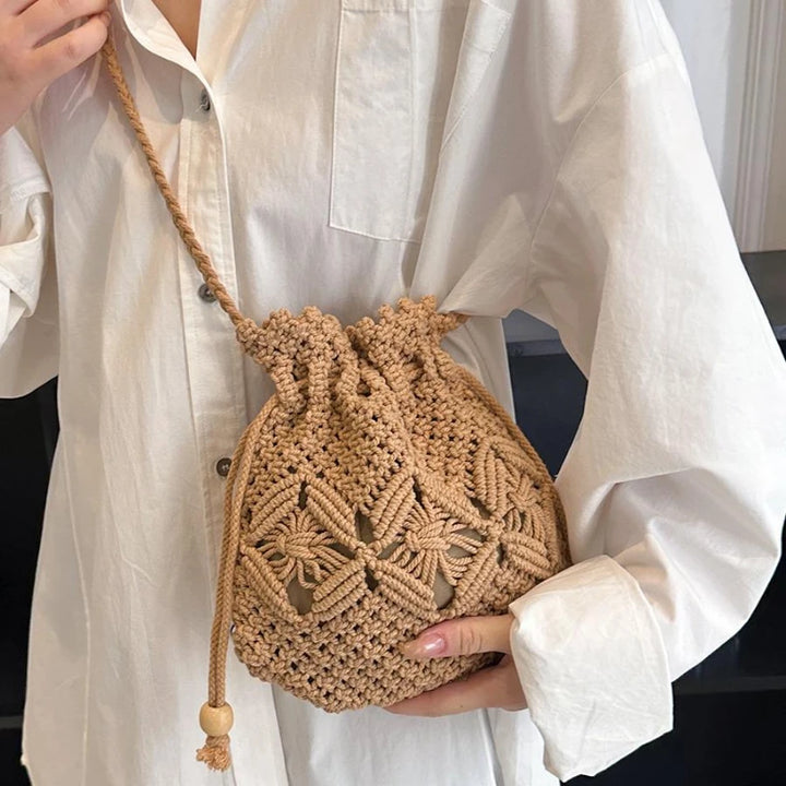MARISSA – STRAW WOVEN CROSSBODY BAG